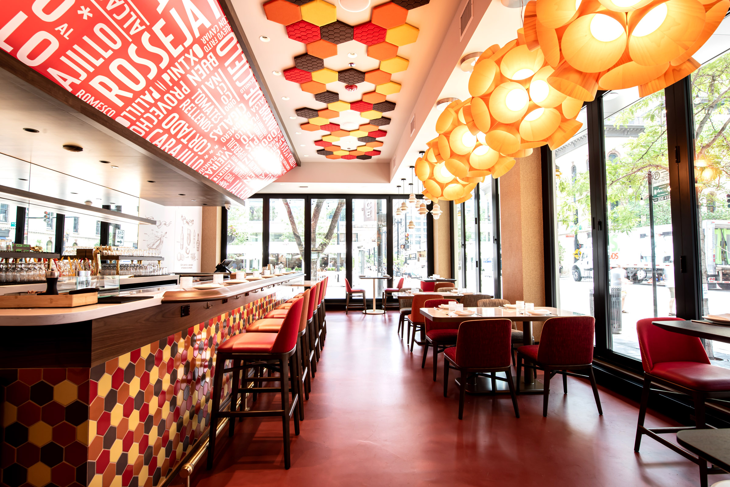 A taste of Spain: LZF’s lamps at José Andrés’s Jaleo restaurants in Chicago and Dubai